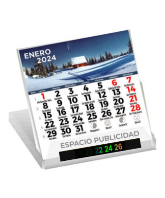 calendario cd y termometro