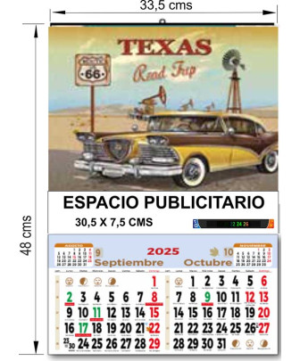 calendario de pared