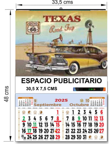 calendario de pared