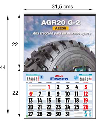 calendarios de pared